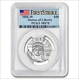 2006-W $50 Burnished St. of Liberty First Strike SP70