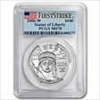 2006-W $100 Burnished St. of Liberty First Strike SP70