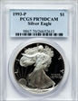 1993-P $1 Silver Eagle PR70DCAM