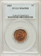 1883 1C MS65RB