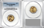 1909-S 1C Lincoln MS65RD