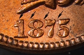 1875 1C MS64RD