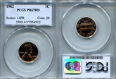 1962 1C PR67RD