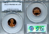 1987-S 1C PR69DCAM