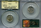 1962-D 10C MS64