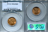 1945-D 1C MS65RD