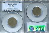 1867 5C No Rays AG3