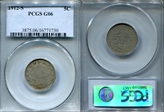 1912-S 5C G6