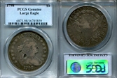 1798 $1 Large Eagle N1