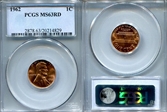 1962 1C MS63RD