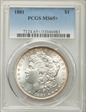 1881 $1 MS65+