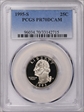 1995-S 25C PR70DCAM