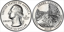 2010 25C Grand Canyon NP 5 oz Silver MS-69