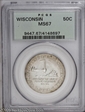 1936 50C Wisconsin MS67