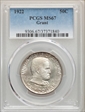 1922 50C Grant MS67