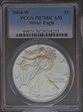 2004-W $1 Silver Eagle PR70DCAM