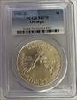 1988-D $1 Olympic MS70