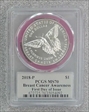 2018-P $1 Breast Cancer Awareness First Day of Issue Freedom MS70