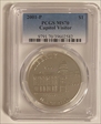 2001-P $1 Capitol Visitor MS70