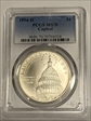 1994-D $1 Capitol MS70