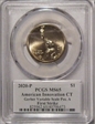 2020-D $1 American Innovation CT Gerber Variable Scale Pos. A First Strike MS65