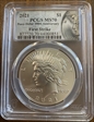 2021 $1 Peace Dollar 100th Anniversary First Strike MS70
