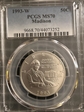 1993-W 50C Madison MS70
