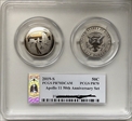 2019-S 50C Apollo 11 50th Anniversary Set Fred Haise Dual Holder AMF PR70DCAM