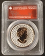 2022 $20 Maple Leaf - Super Incuse Partial Gilt Reverse Proof FDI Susan Blunt Queen PR70