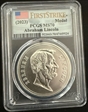 (2023) Medal Abraham Lincoln Silver Matte Finish First Strike MS70