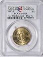 2007-P $1 G. Washington - Pos. A Satin Finish SP69