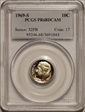 1969-S 10C PR68DCAM