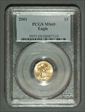 2001 $5 Gold Eagle MS69