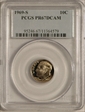 1969-S 10C PR67DCAM