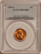 1955-S 1C MS64RD
