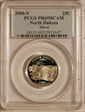 2006-S 25C North Dakota Silver PR69DCAM