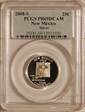 2008-S 25C New Mexico Silver PR69DCAM