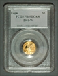 2001-W $5 Gold Eagle PR69DCAM