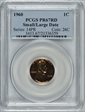 1960 1C Small/Large Date PR67RD