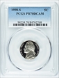 1998-S 5C PR70DCAM