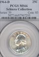 1964-D 25C MS66