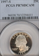 1997-S 25C PR70DCAM