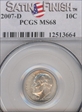 2007-D 10C Satin Finish SP68