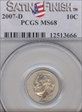 2007-D 10C Satin Finish SP68