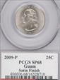 2009-P 25C Guam Satin Finish SP68