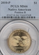 2010-P $1 Native American, Position B MS66