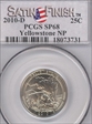 2010-D 25C Yellowstone NP Satin Finish SP68