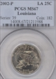 2002-P 25C Louisiana MS67