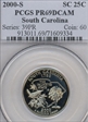 2000-S 25C South Carolina PR69DCAM
