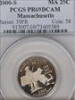 2000-S 25C Massachusetts PR69DCAM